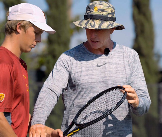 Peter Smith teaching forehand grip