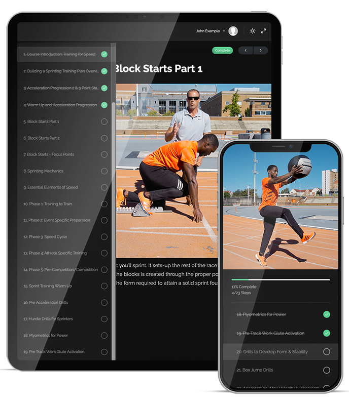 Sprint Training And Speed Development Online Class