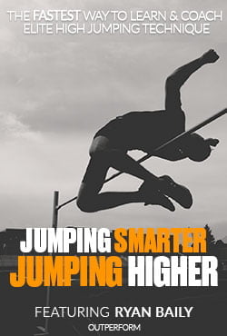 male high jumper clearing a bar