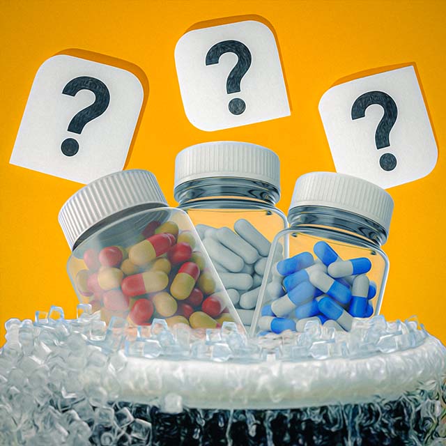 graphic of NSAIDs in an ice bath