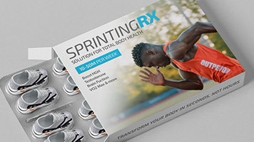 sprint benefits on a supplement box