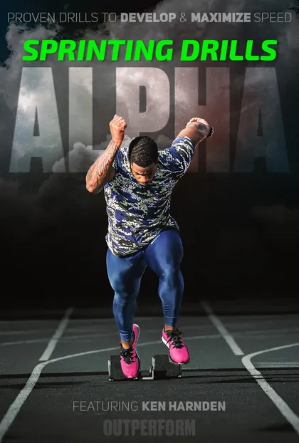 Sprint Drills Alpha course poster